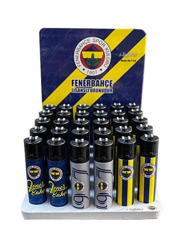 MGM İ - LİGHTER FENERBAHÇE BASKILI LİSANSLI TAŞLI ÇAKMAK 30 ADET