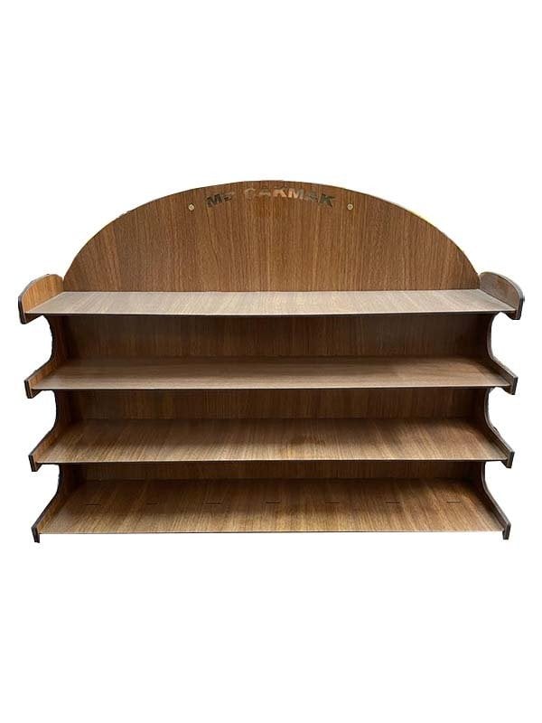 BÜYÜK BOY 4 KATLI - AHŞAP ÇAKMAK STANDI