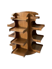 16 BÖLMELİ  DÖNEN - AHŞAP ÇAKMAK STANDI