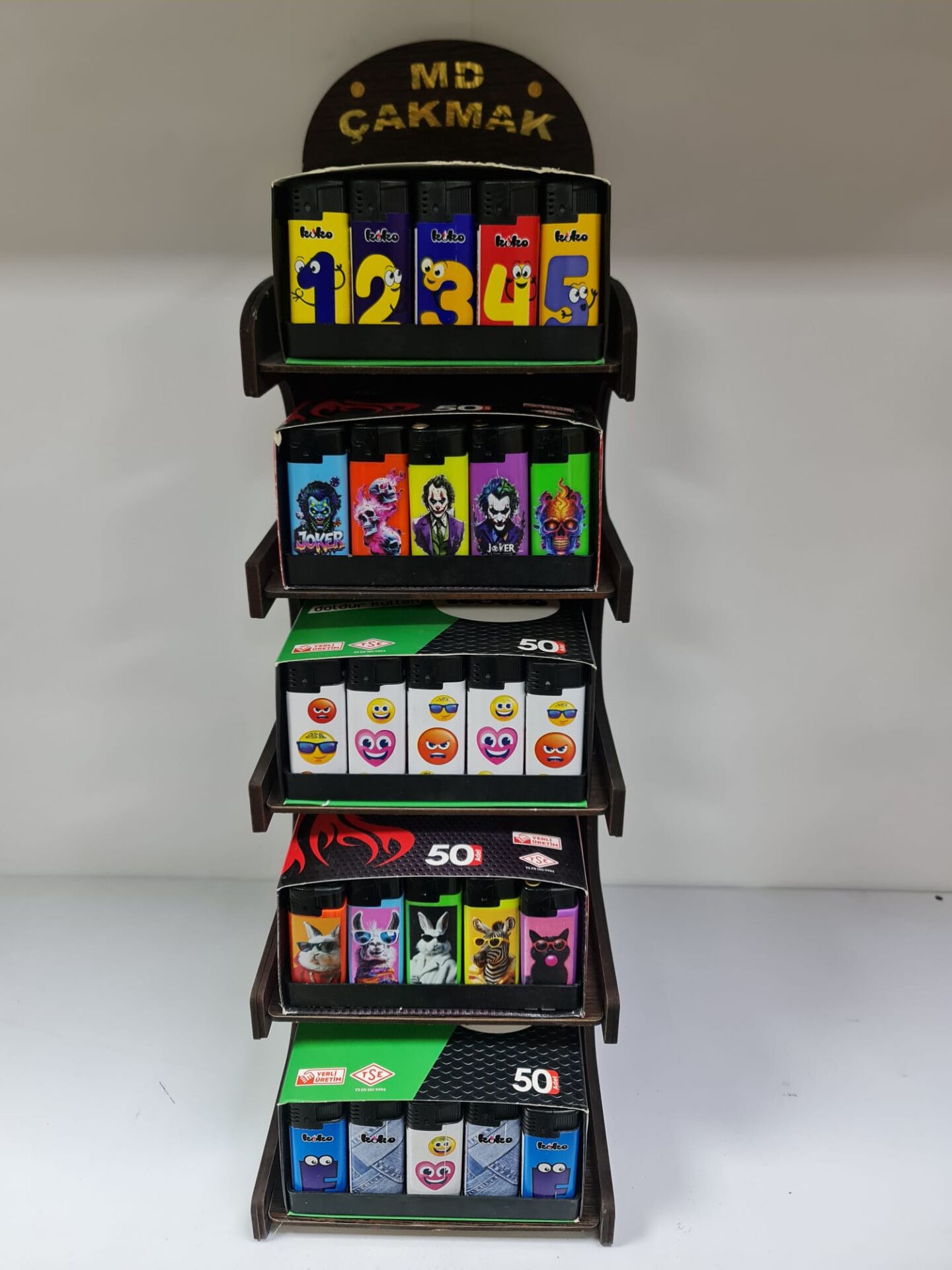 5 katlı 5 paket çakmak