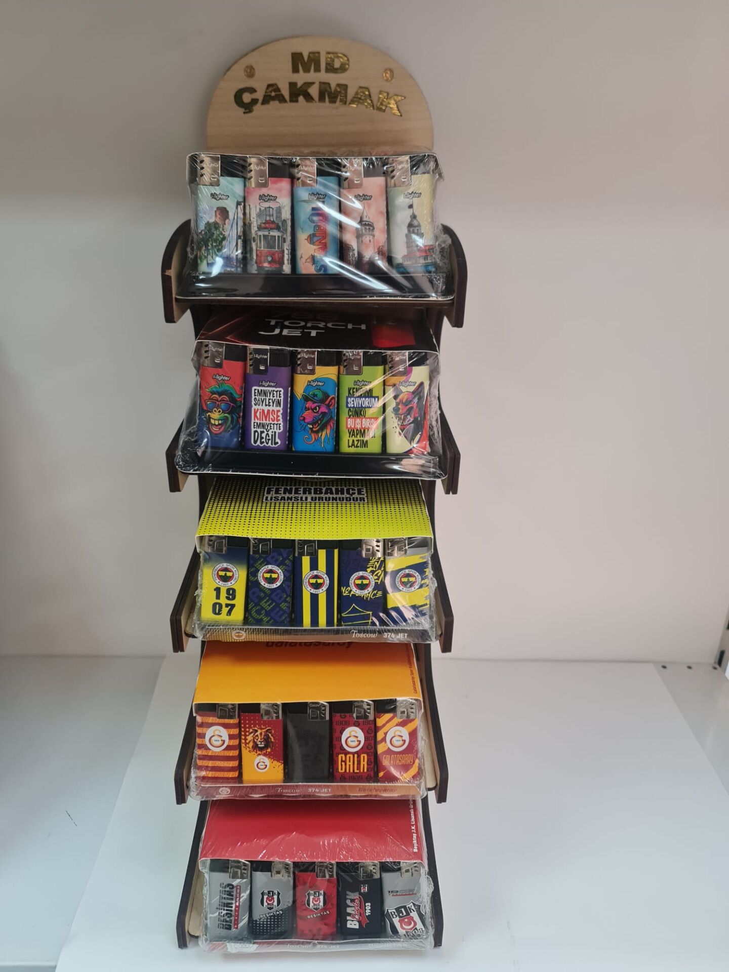 5 katlı 5 paket çakmak